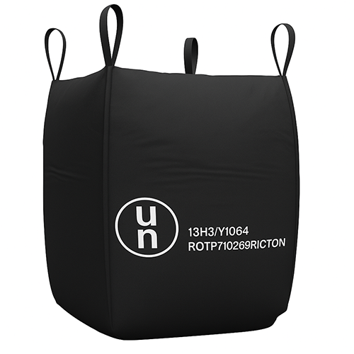 Example of a black UN Certified UN FIBC bags